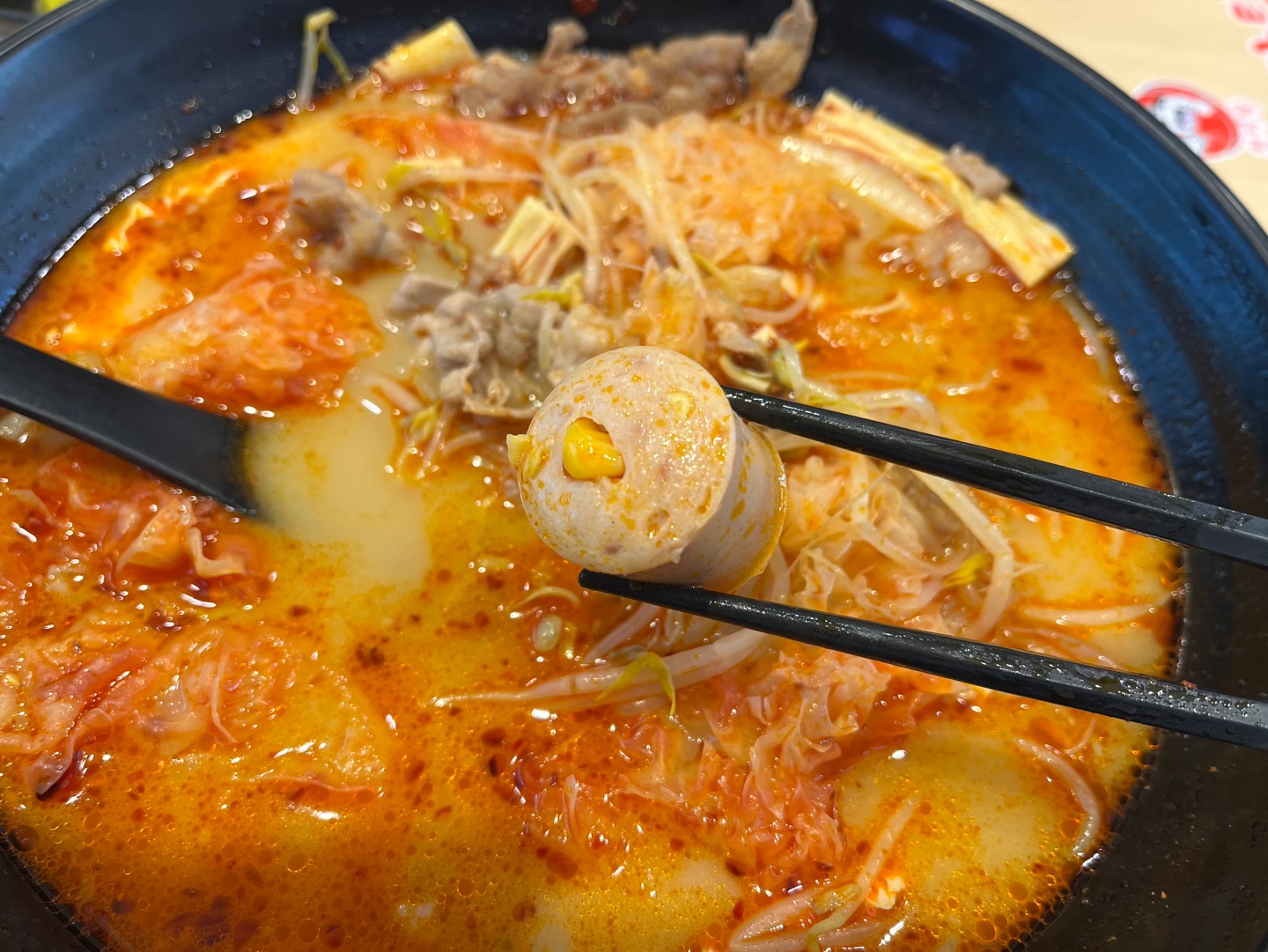 옥수수콘 소시지