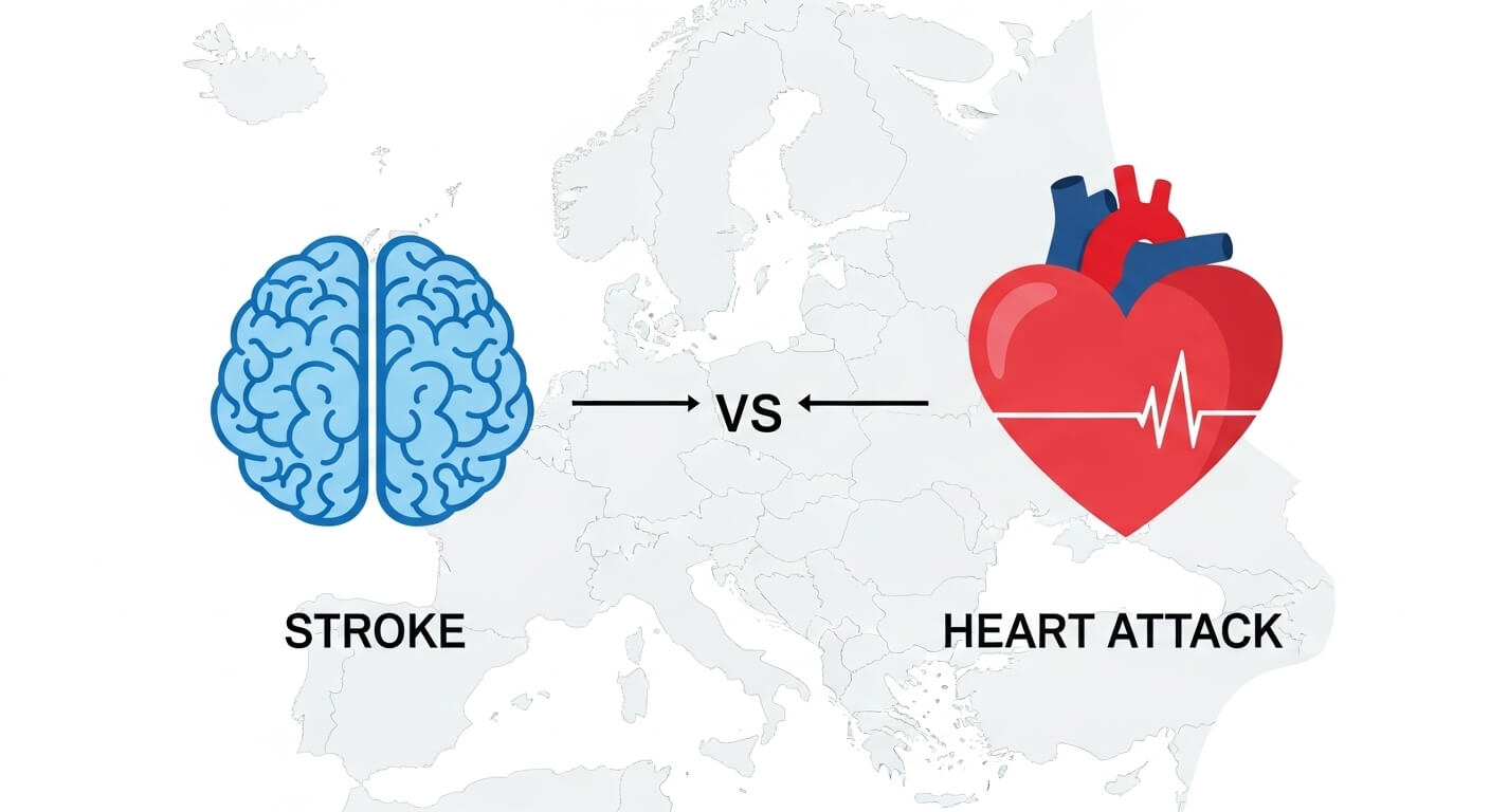 뇌졸중과 심근경색 통계 차이 분석