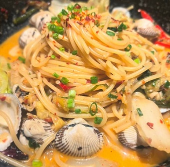 퓨전조개술찜