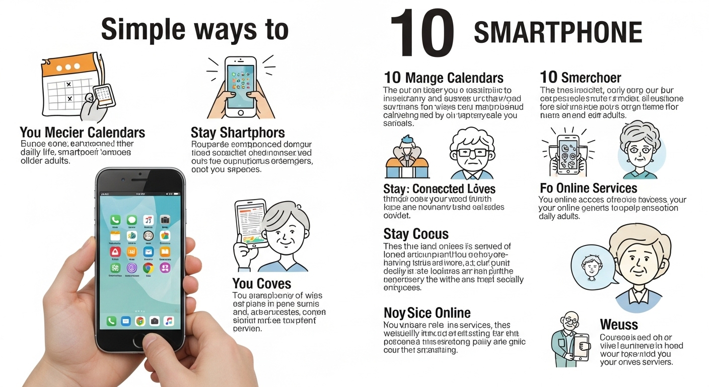 시니어스마트폰, 스마트폰활용팁, 시니어IT, 음성검색, 간편뱅킹, 스마트건강관리, 사진공유, 스마트택시, 디지털입문, 스마트폰생활화