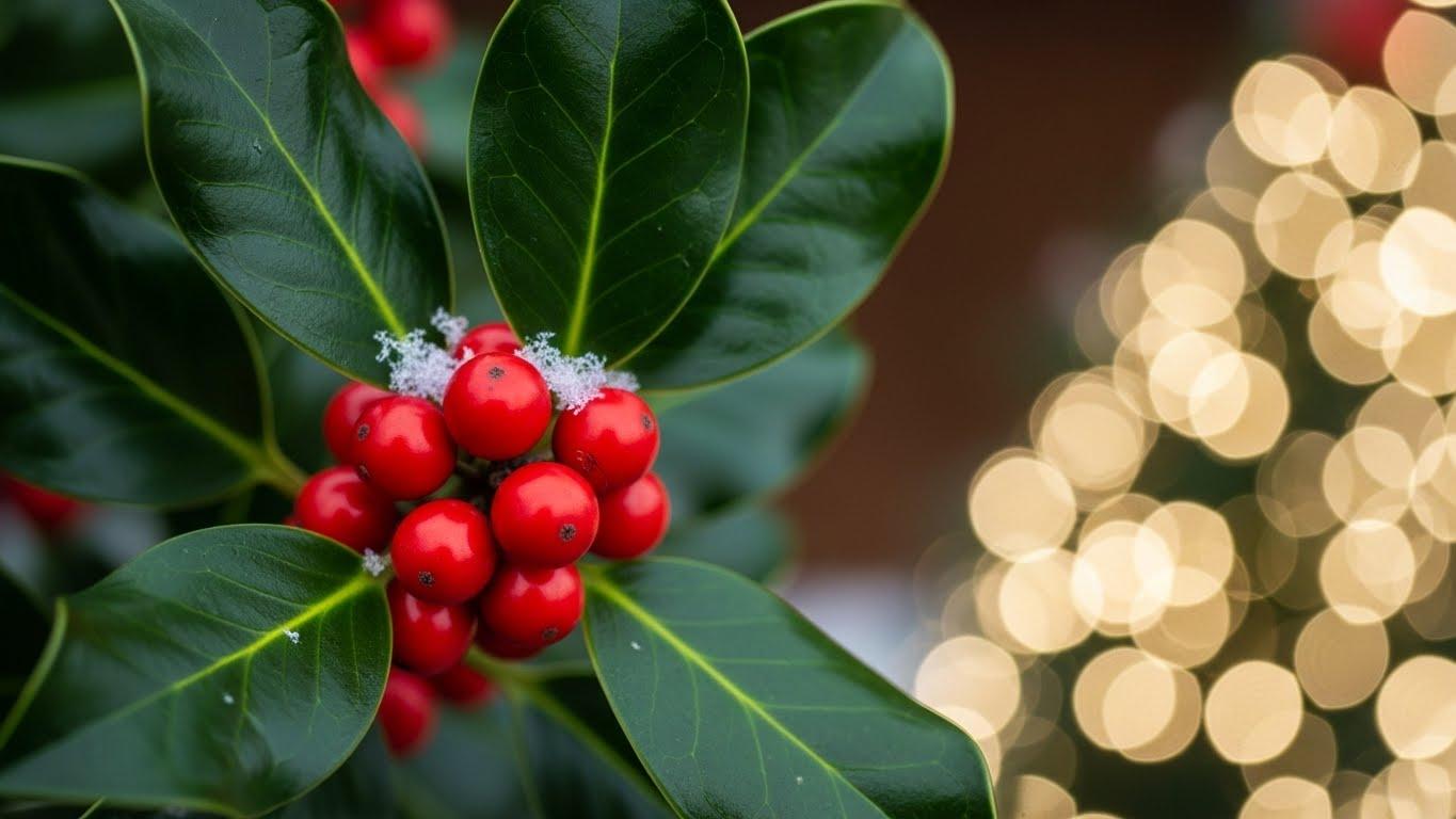 크리스마스 빨간 열매