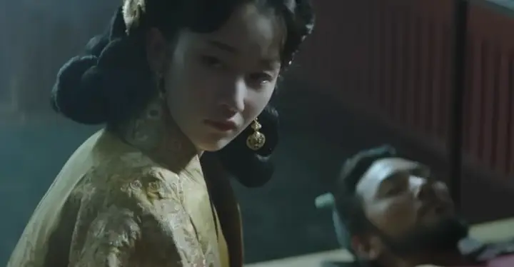 죽은 왕의 앞에서 결심하는 우씨왕후