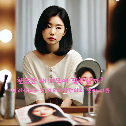 외모지상주의

한국 사회 외모 집착

외모 스트레스

후광효과

사회비교이론

자기객관화

외모와 자존감

성형 심리학

SNS 비교 심리

외모 평가 문화