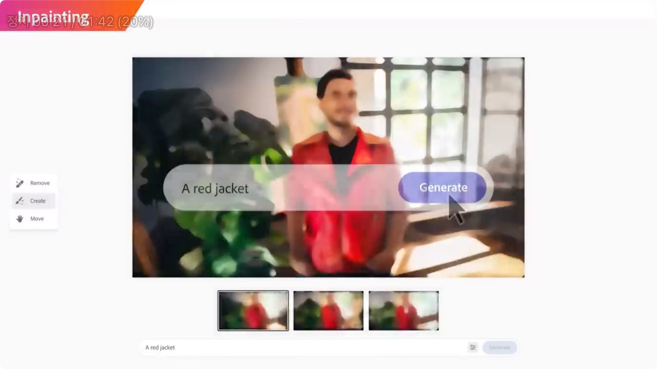 어도비 파이어플라이 인페인팅 기능 사진