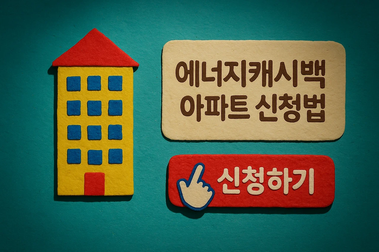 에너지캐시백 아파트 신청법 안내 이미지
