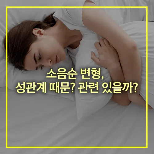소음순 변형 성관계 연관성