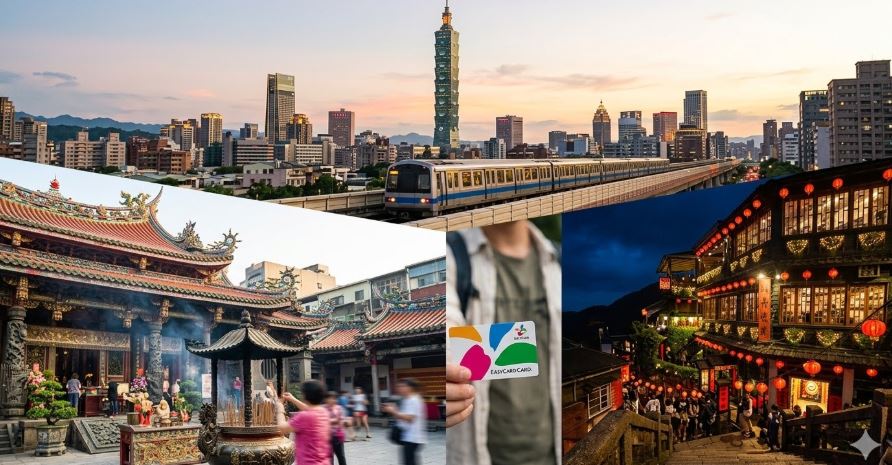 타이베이 여행 코스 (용산사, 101타워, 지우펀)