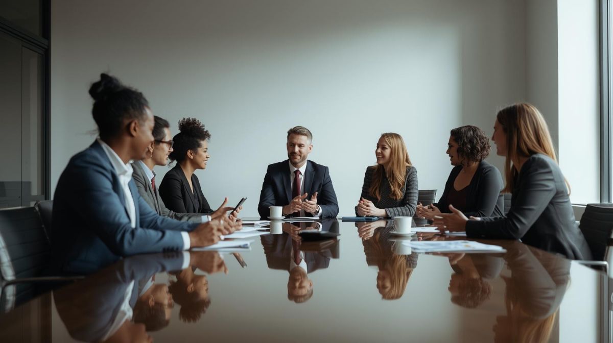 동서양 테이블 매너 중 비즈니스 대화 매너