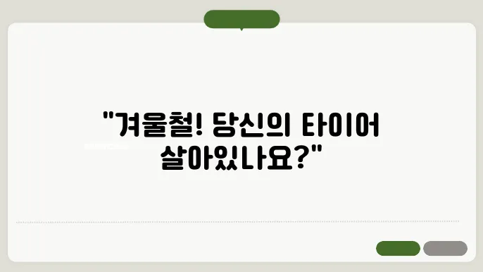 겨울철 타이어