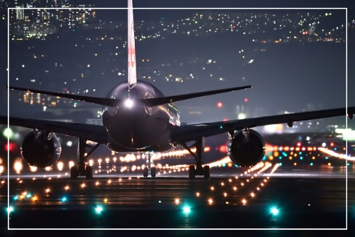 공항 비행기 이미지