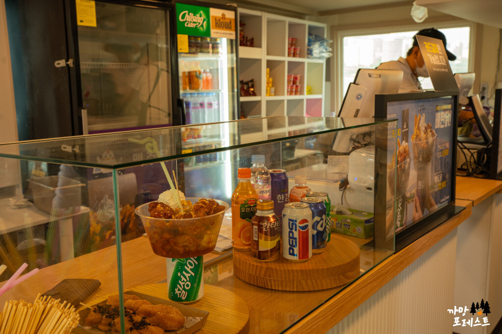 한강 유람선 이크루즈 치킨 음식점