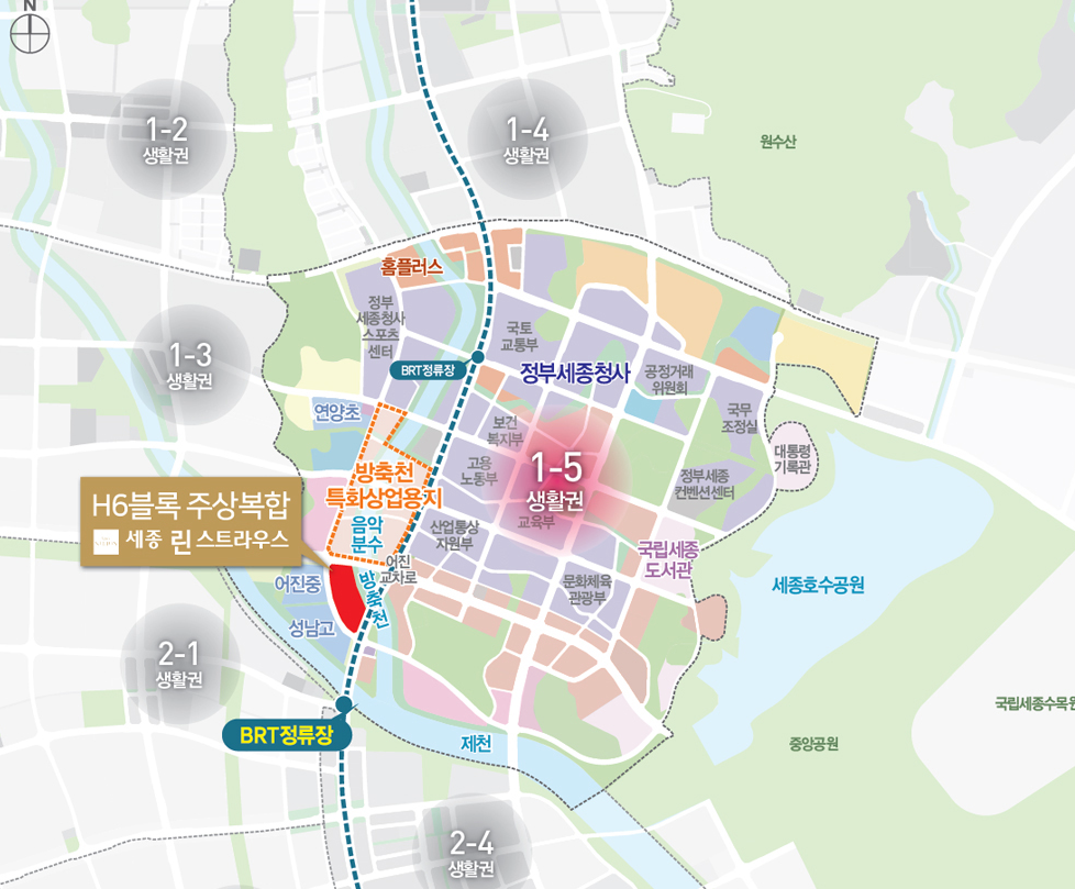 세종 린스트라우스 입지