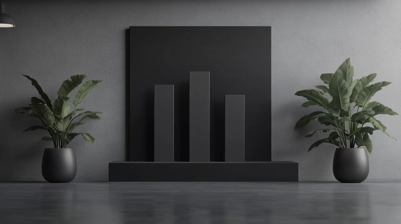 미국 주요 월배당 ETF들의 안정성 및 배당수익률을 바그래프로 분석한 금융 사무실 풍경, ETF 다양한 비교, 고배당주 투자, 미국 배당주, 안정적 자산 배분, 데이터 기반 투자 정보 강조