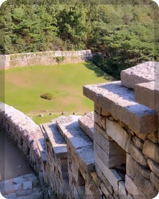 경관이 참 멋스러웠던 고모산성