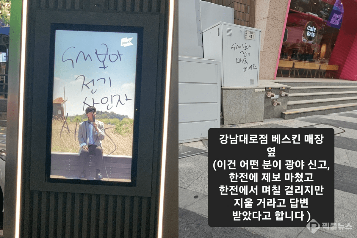 사건 개요: 서울 곳곳의 모욕 낙서