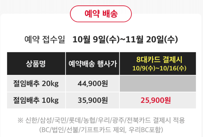 2024 절임배추