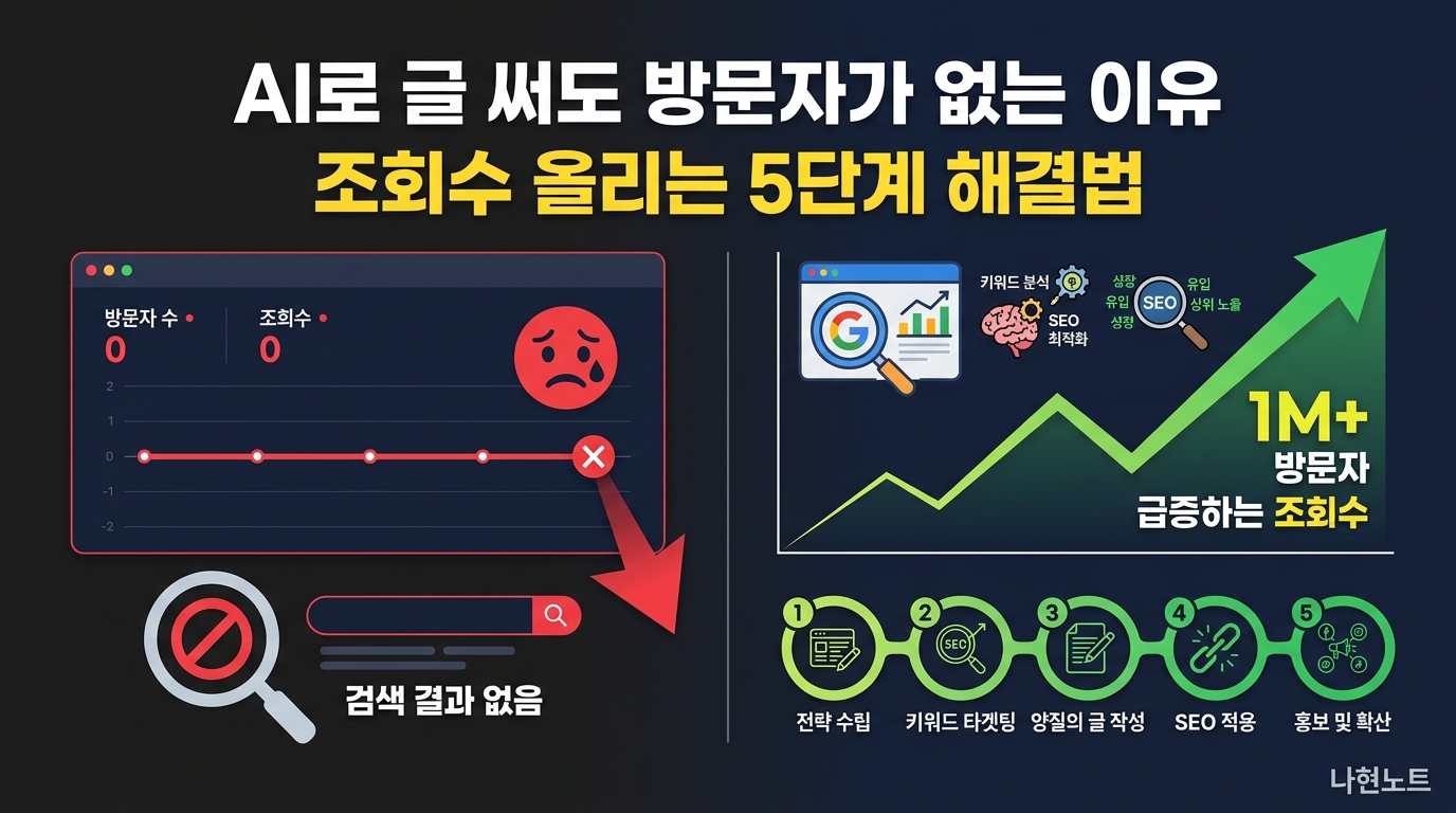 AI로 글 써도 방문자가 없는 이유