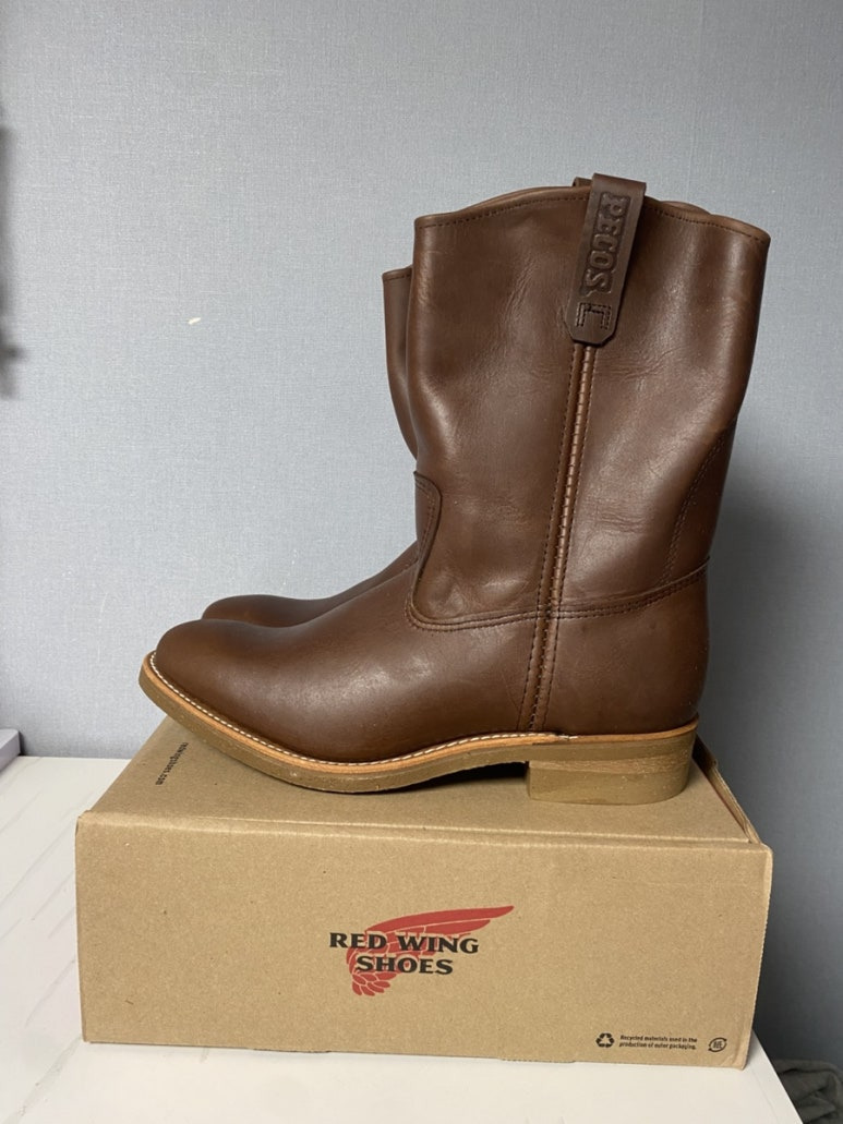 레드윙(REDWING) 페코스 1155 11인치 브라운 부머 엔지니어부츠 웨스턴부츠 레드윙부츠 아메카지 워크웨어
