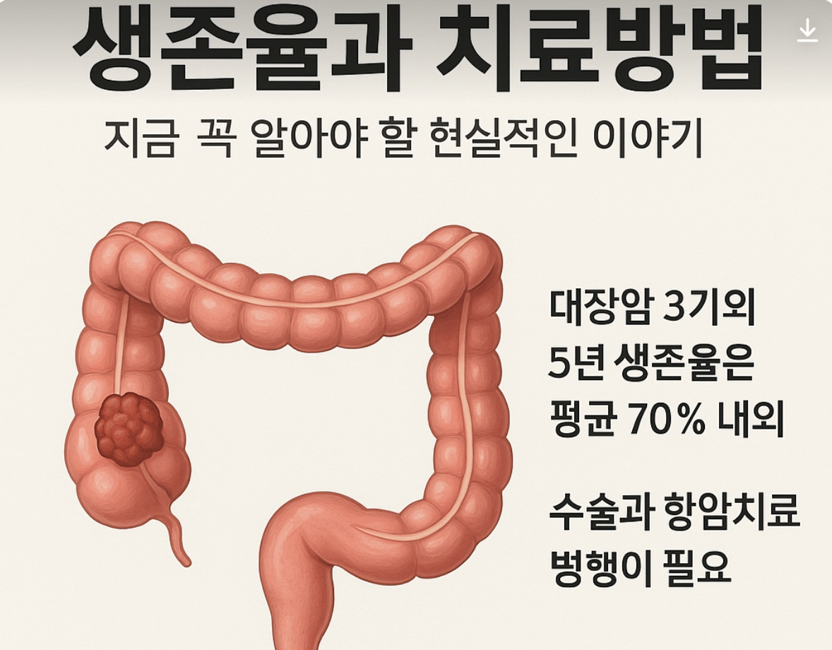 대장암3기 생존율과 치료방법