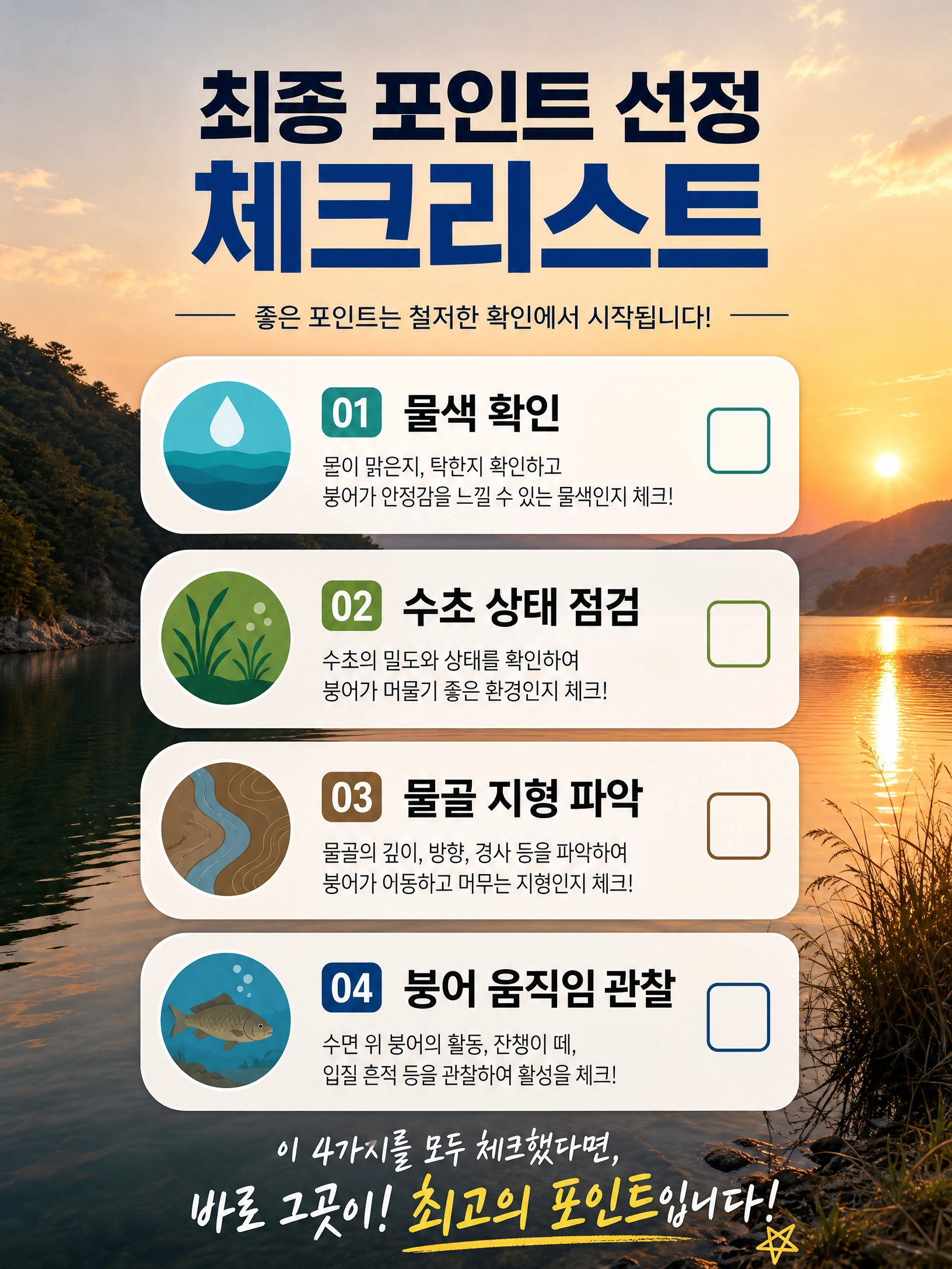 현장 도착 시 반드시 확인해야 할 포인트 선정 4단계 최종 체크리스트
