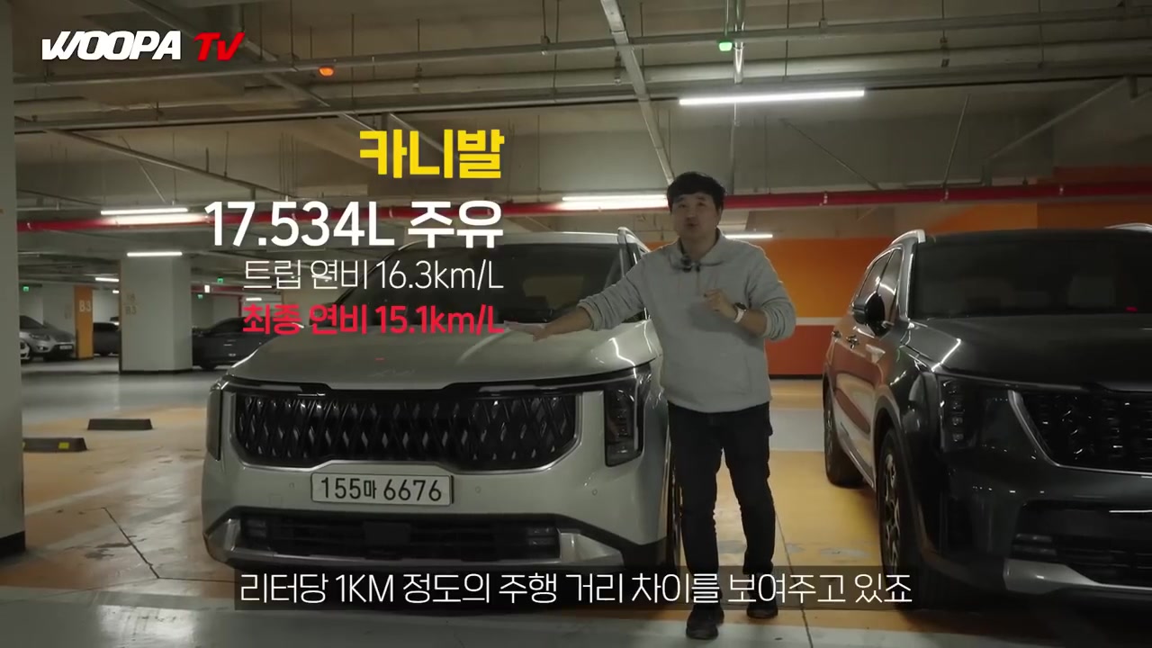 기아자동차 하이브리드 카니발과 쏘렌토의 연비 비교