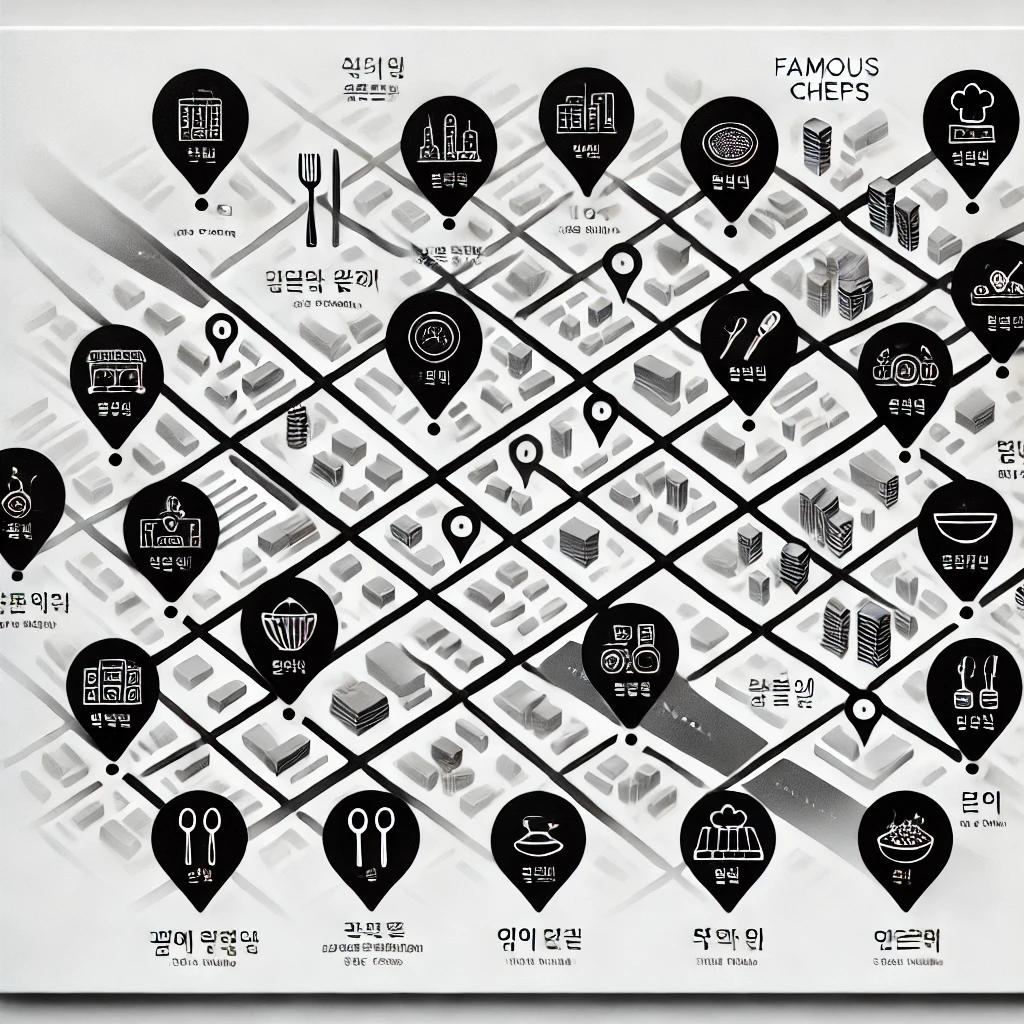 흑백요리사 지도