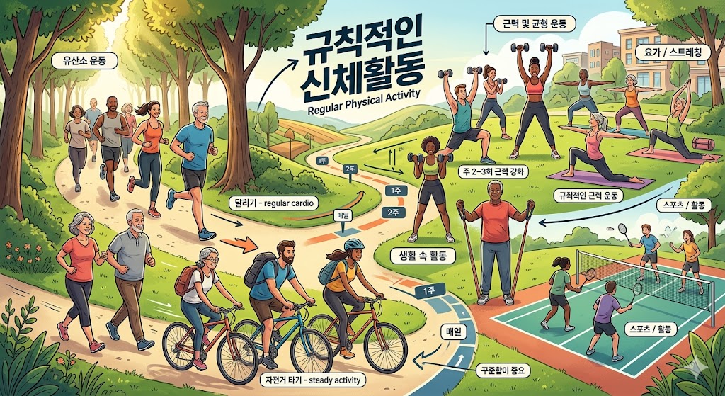 규칙적인 생활활동