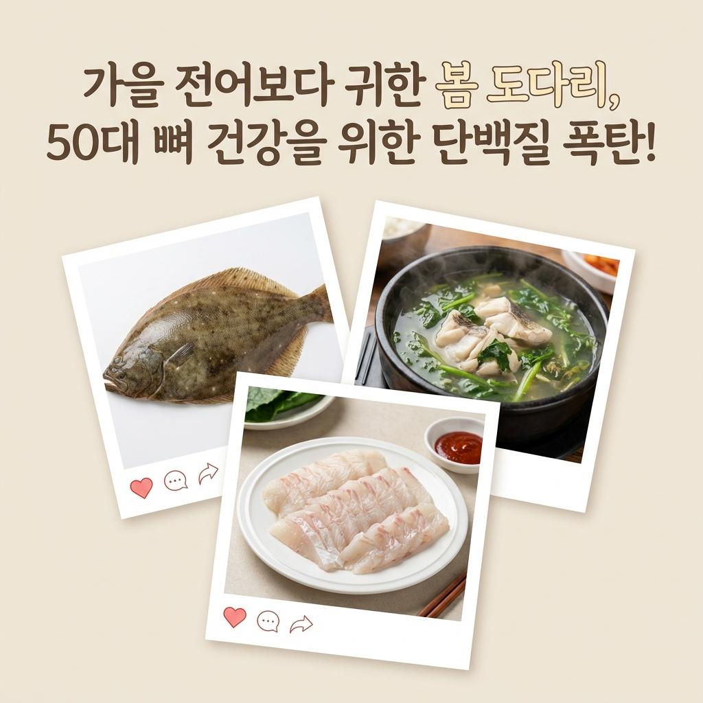간 수치 낮추는 도다리 영양성분 50대 30평대 건강 식단 봄 도다리