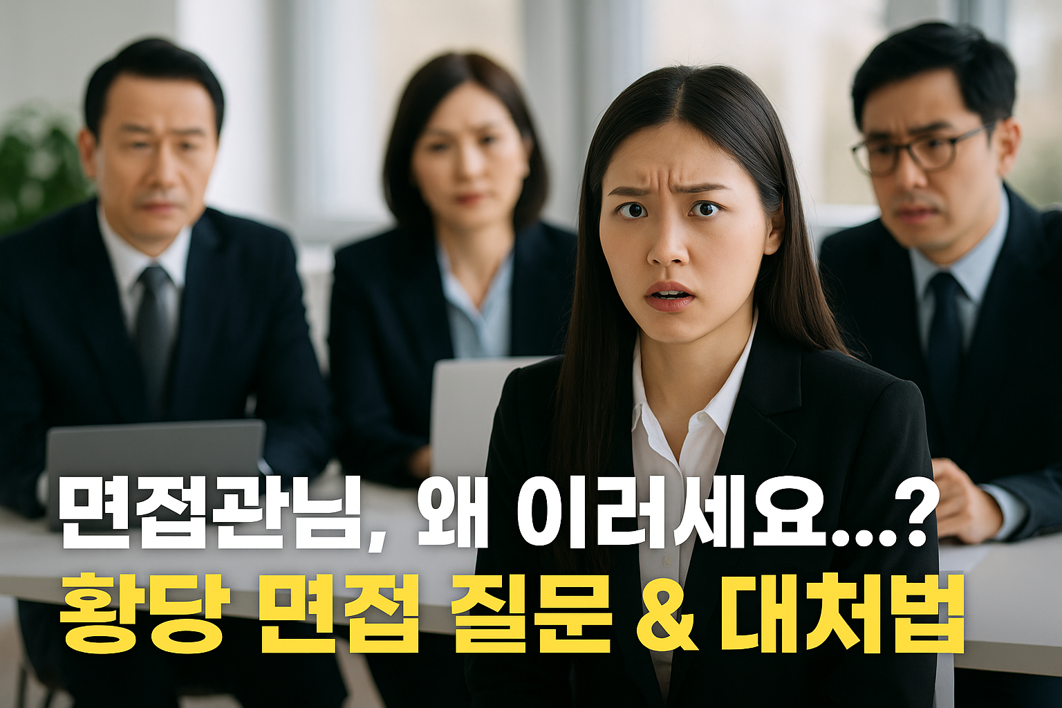 면접시 당황하는 질문과 대처