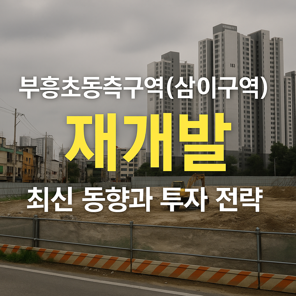 부흥초동측구역 재개발