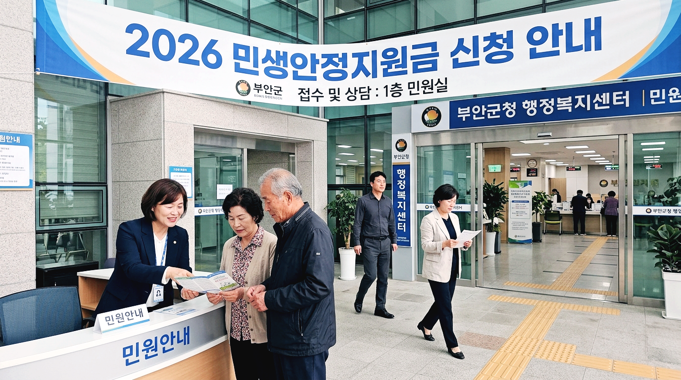 부안군청 민생지원금 신청 현장 분위기