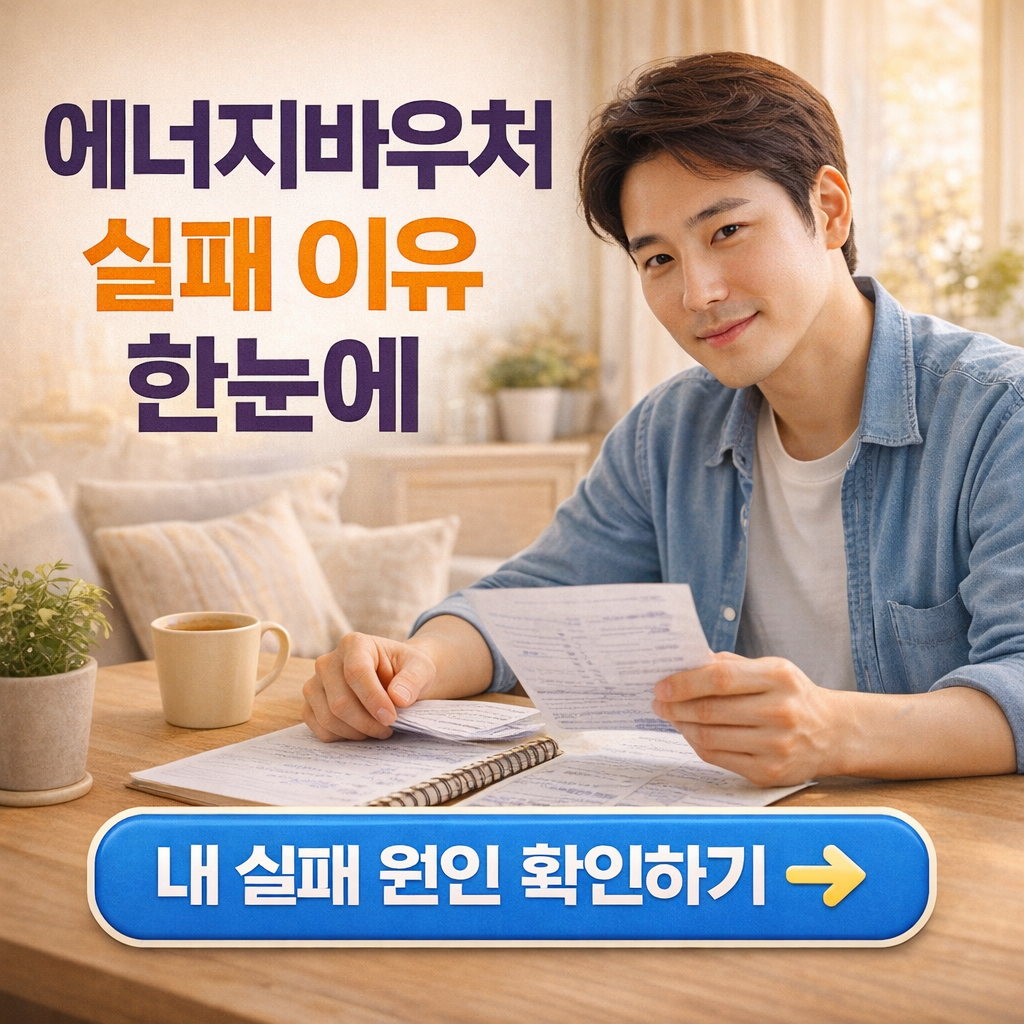 에너지바우처 실패 포인트 정리: 난방비&middot;전기요금에서 막히는 기준