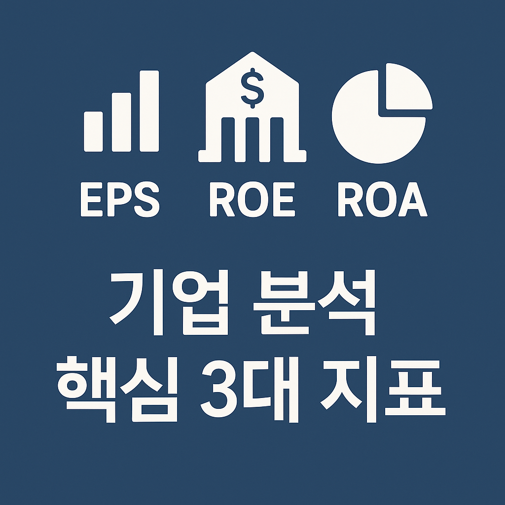 좋은 기업 고르는 가장 쉬운 기준 EPS·ROE·ROA 한 방에 정리🔍