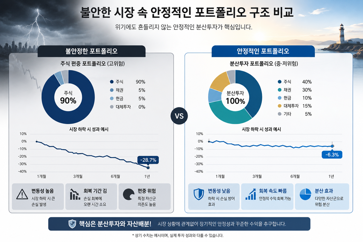 안전한 포트폴리오 구조 관련 이미지