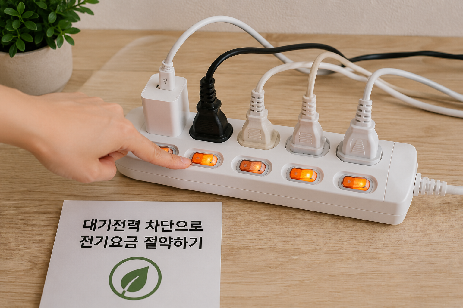 대기전력 차단 멀티탭 관련사진