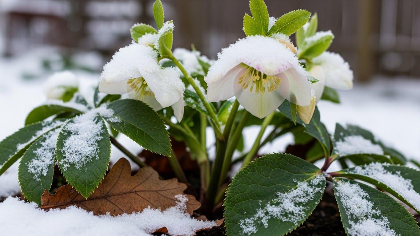 크리스마스 로즈 월동