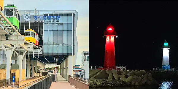 부산-해운대-해변열차-코스-청사포정거장