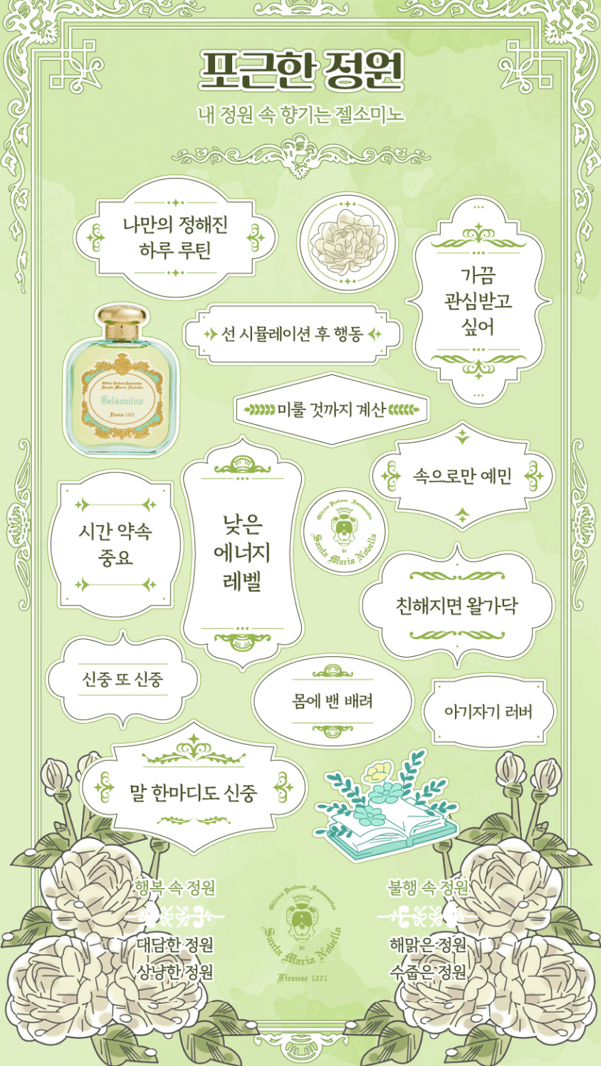 정원에 핀 성격테스트 케이테스트 MBTI 유형