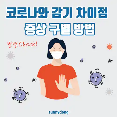 코로나와 감기 몸살 증상을 제대로 구별하는 방법