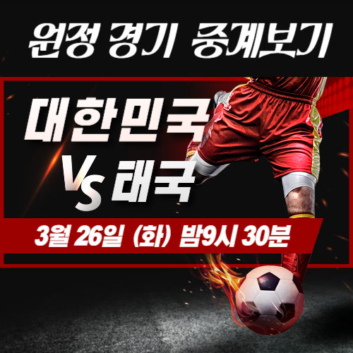대한민국 VS 태국 원정경기