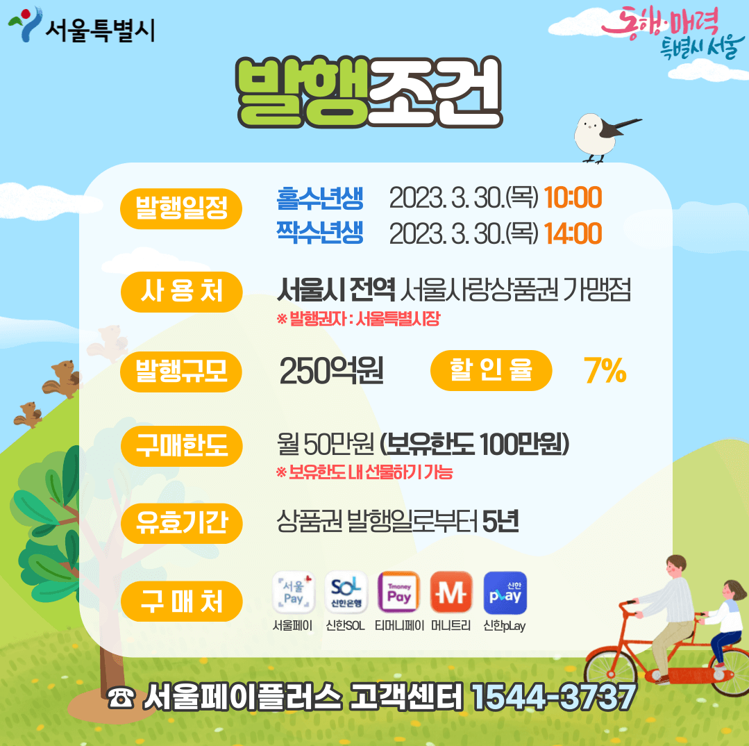 발행조건 텍스트 안내