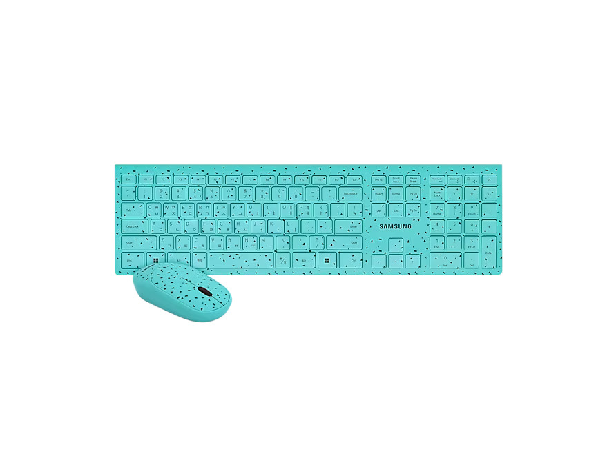 Samsung SRP-9500MC 무선 키보드 마우스 민트 초코