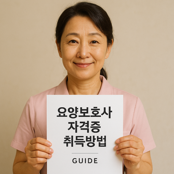 요양보호사 자격증 취득방법