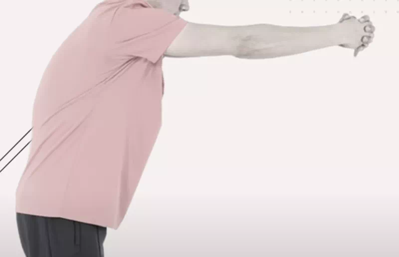 날개죽지 스트레칭