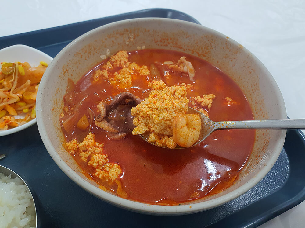 대관령솔향식당 해물짬뽕순두부-13