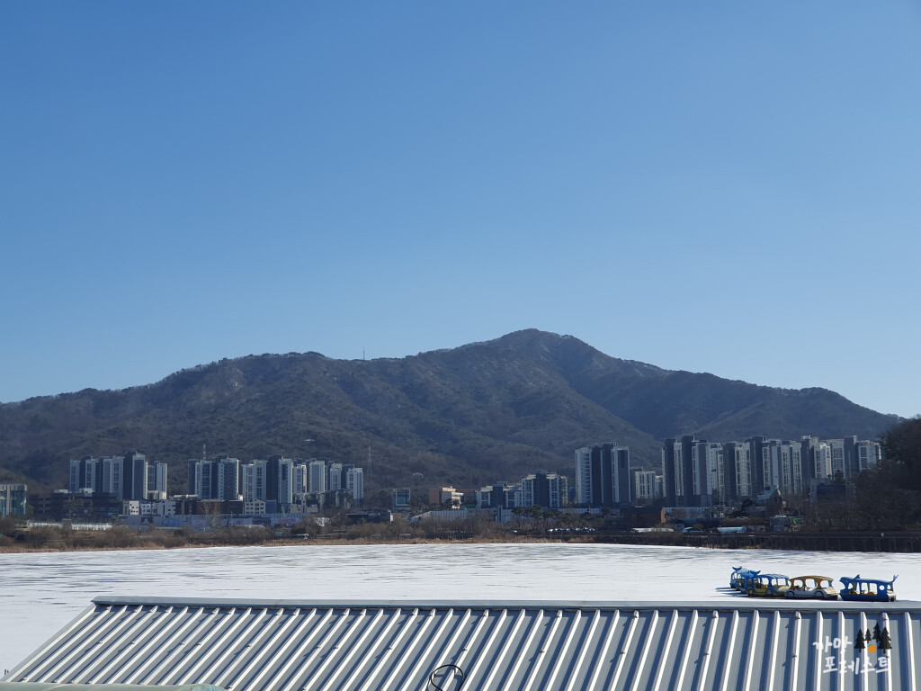 의왕 백운 호수 공원 도시 풍경