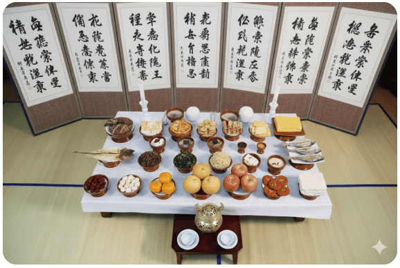 추석 상차림 방법