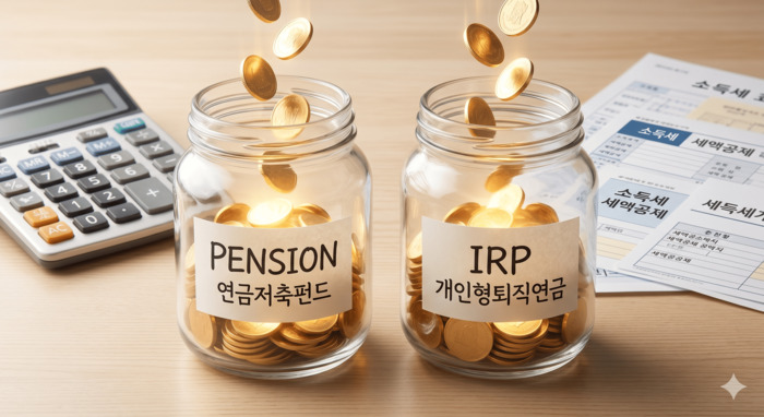 연금저축펀드와 IRP 연금계좌 2개를 활용한 세액공제 및 절세 전략