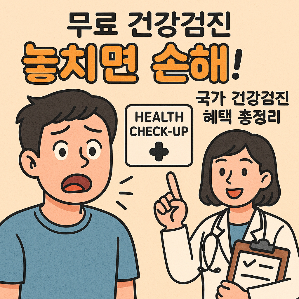무료 건강검진, 놓치면 손해!