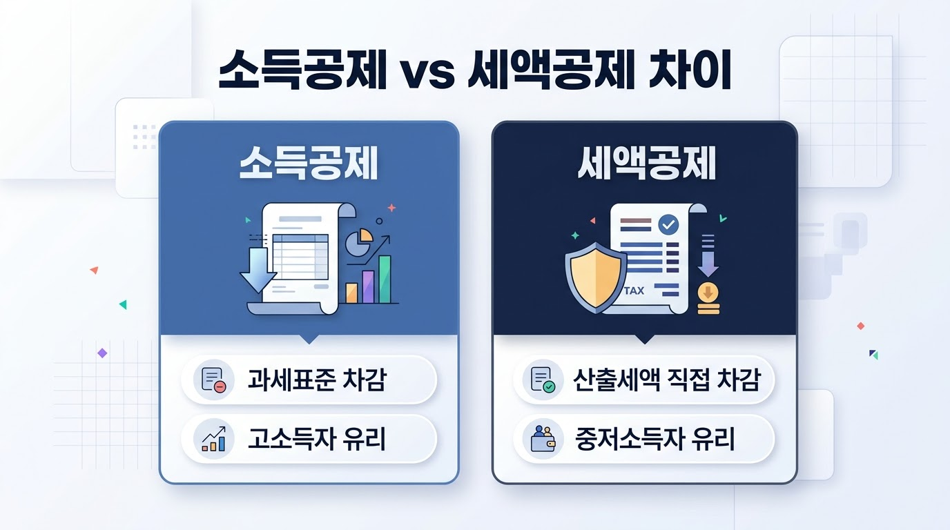 연말정산 소득공제 세액공제 차이와 절세 전략 가이드